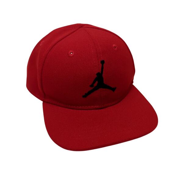 Nike Jordan Other - Nike Air Jordan Black Jumpman Logo Snapback Hat/Cap Red Infant